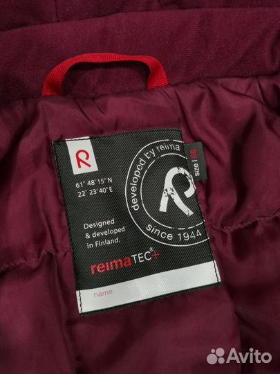 Зимний комбинезон для девочки 68 ReimaTec+
