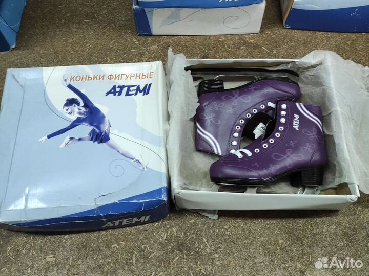 Коньки atemi мужские и женские новые.Остатки Обмен