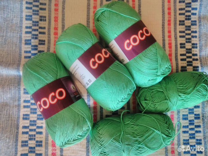 Пряжа, хлопок мерсерезированный