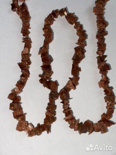 Бусы из авантюрина