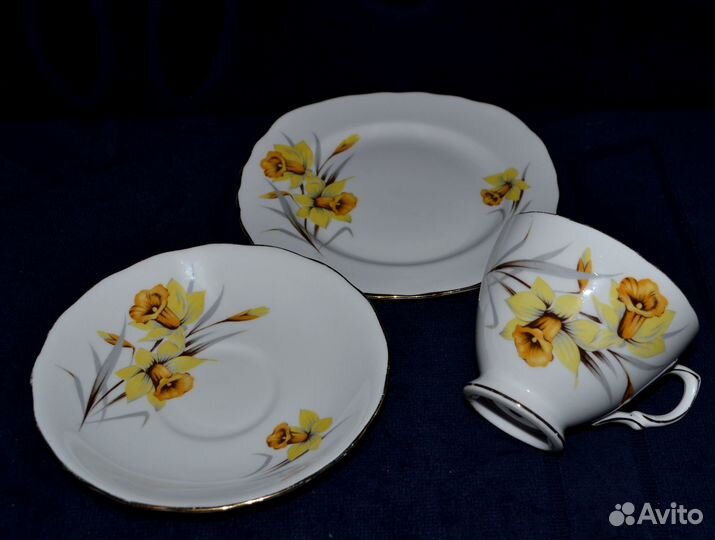 Чайная тройка,трио, Crown Royal, Англия