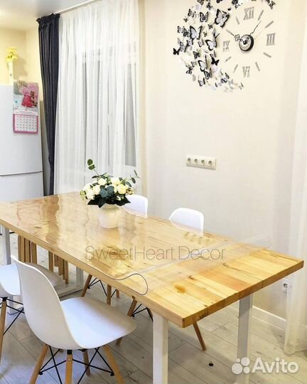 Мягкое стекло/прозрачная силиконовая скатерть