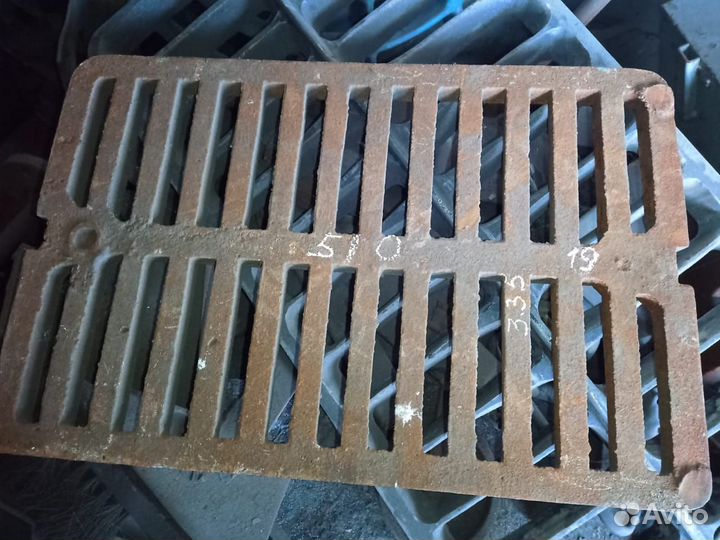 Чугунные колосники, решётки, плиты для казана