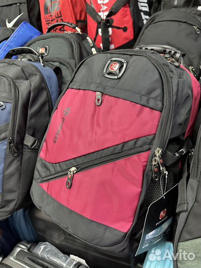 Рюкзак красный городской прочный свишгир