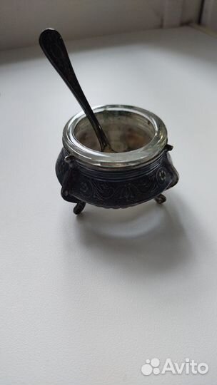 Солонка хрустальная СССР