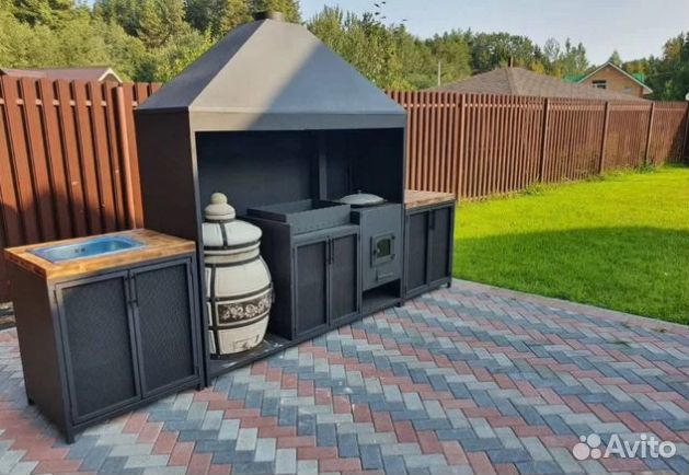 Мангальный комплекс, барбекю, печь под казан