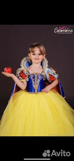 Новогодний костюм Белоснежки детский