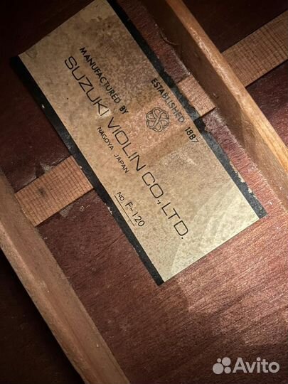 Акустическая гитара Suzuki f-120 Japan