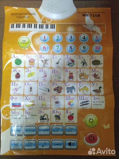 Говорящая азбука игра