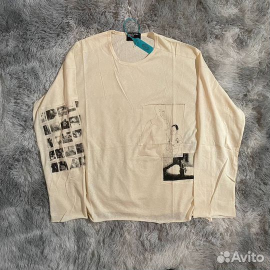 Лонгслив Enfants Riches Deprimes белый оверсайз