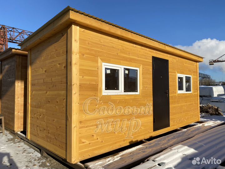 Бытовка/вагончик утепленный 2,35х6м