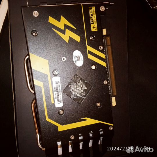 Видеокарта rx580 8gb radion