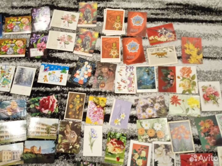 Открытки советские чистые за одну