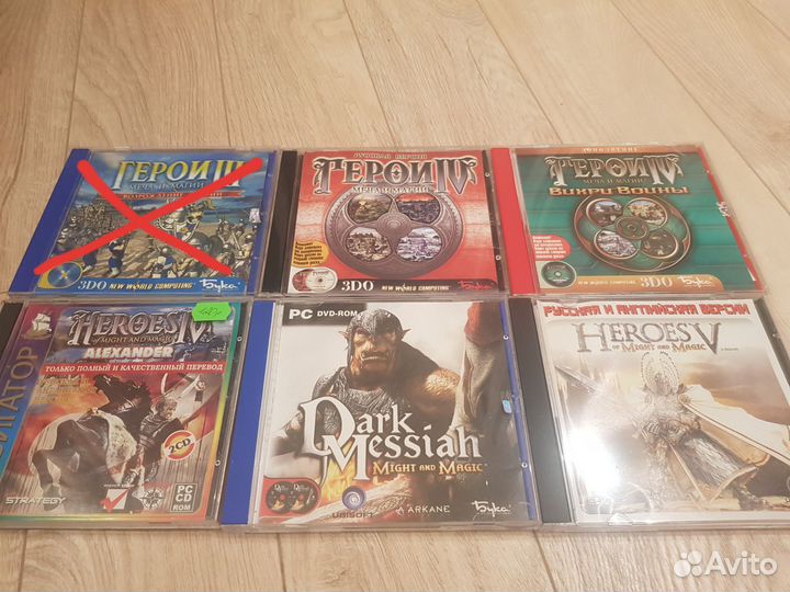 Игровые диски на пк Heroes of Might and Magic
