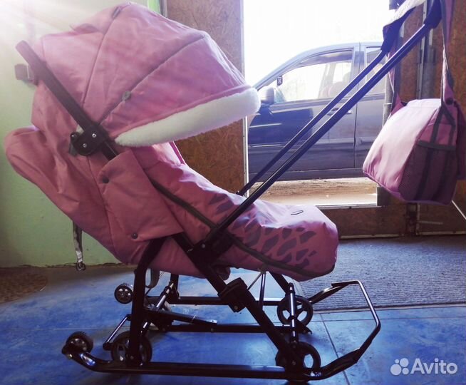 Детские санки коляска