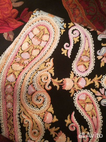 Палантин кашемир Индия Cashmere ручная работа