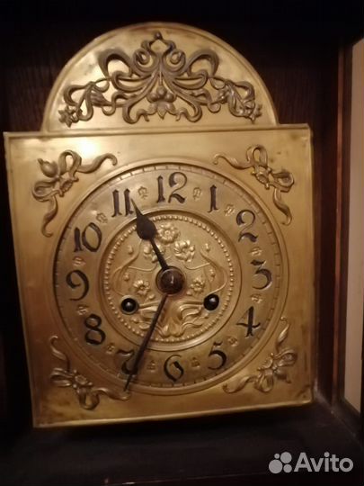 Антиквариат часы с маятником немецкие