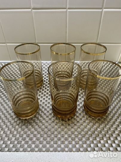 Стаканы из тонкого стекла СССР