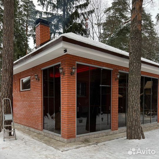 Безрамное остекление для террас до 7 дней