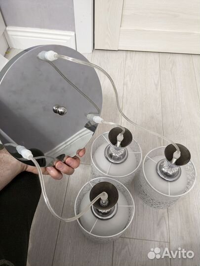 Люстра каскадная хрустальная подвесная Pablo