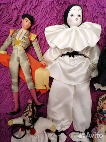 Кукла фарфоровая, винтажная