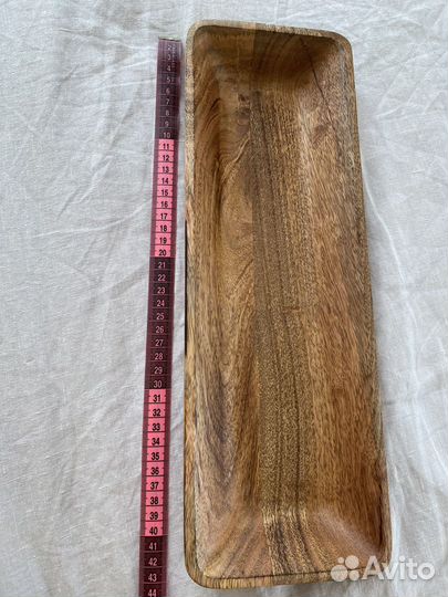 Поднос дерево манго hm home вместительный