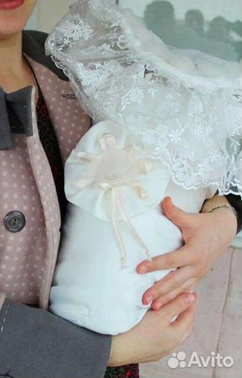 Конверт - одеяло зимнее на выписку малыша