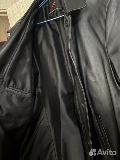 Кожаная куртка мужская