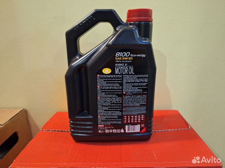 Моторное масло motul 5W30 8100 4л