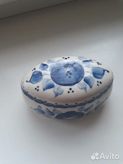 Солонка. Гжель. Авторская. СССР