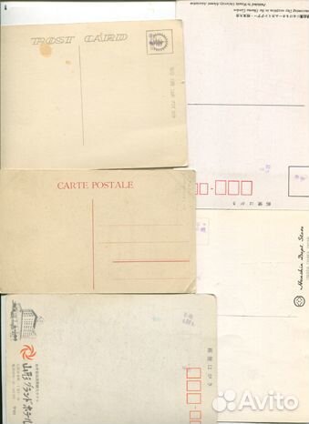 Открытки цветные Япония 1970х