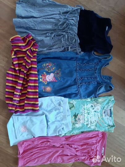 Одежда для девочки пакетом 110-122