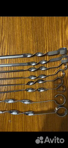 Шампура,и чайный набор фарфор.13,предмет