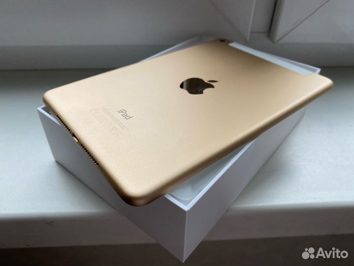 iPad mini 4 + cellular 128Gb Gold в идеале