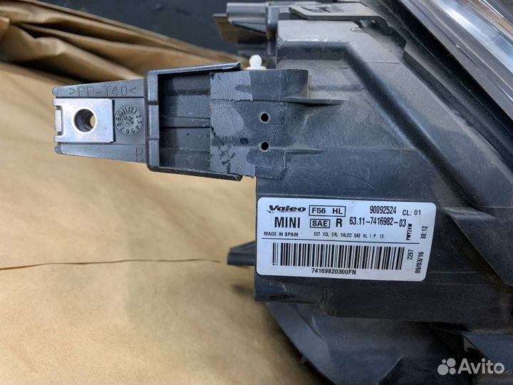 Фара правая Mini F56/55/54 LED