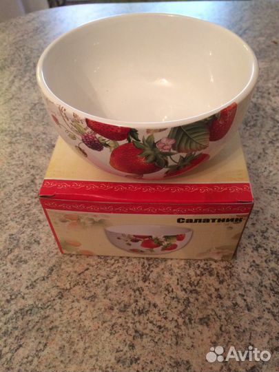 Чайные пары, супница, салатник