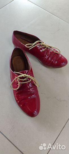 Ботинки, нат лаковая кожа