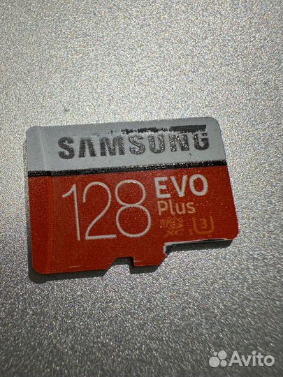 Карта памяти Samsung evo plus 3 MicroSD 128 gb