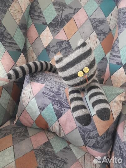 Игрушка-шарф кот