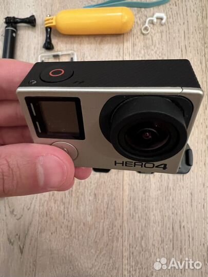 Камера GoPro Hero 4 black + аксессуары