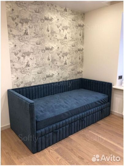 Детская кровать с мягкими бортиками