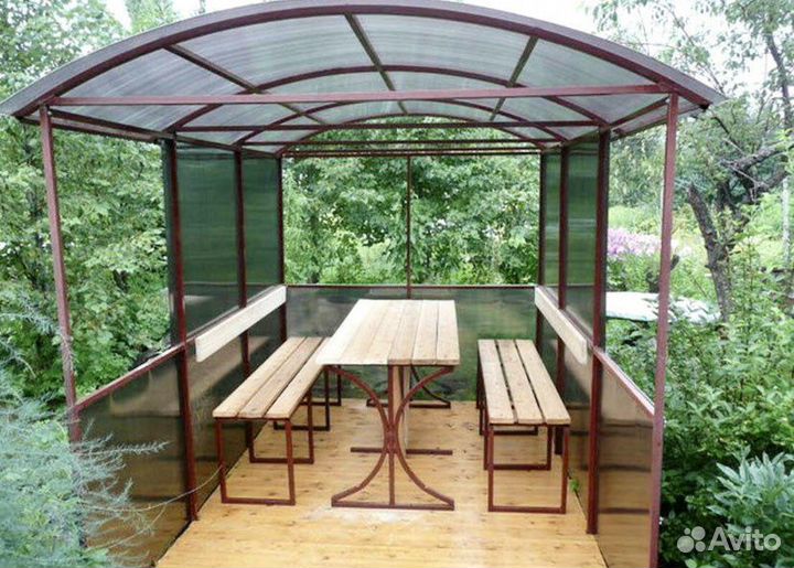 Беседка для дачи, любого размера и вида