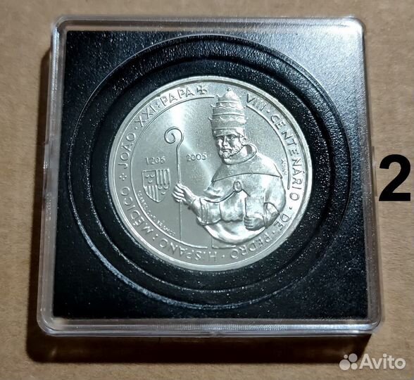 Португалия 5 евро. Серебро