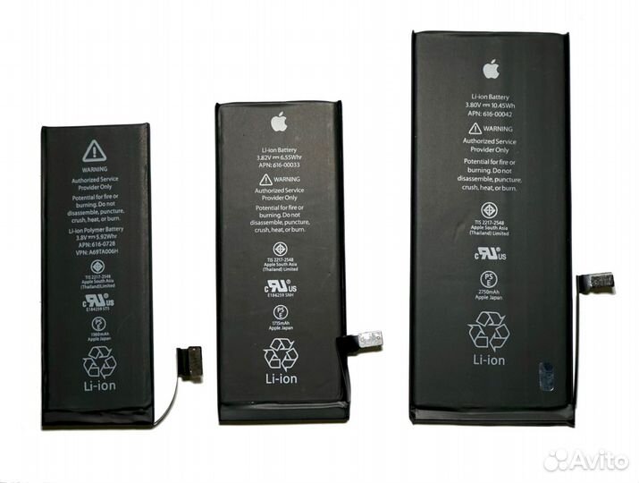 Аккумуляторы на все модели iPhone,новые в наличии