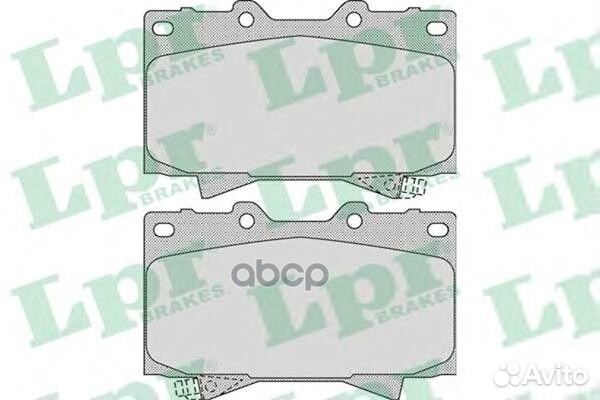 Колодки тормозные дисковые 05P1050 Lpr