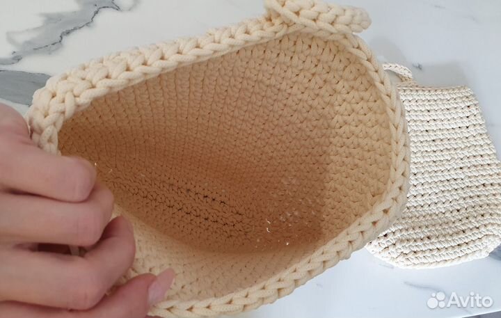Корзинки для хранения IKEA вязаные