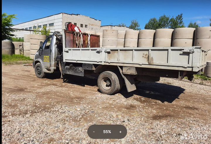 Доставка колец манипулятором