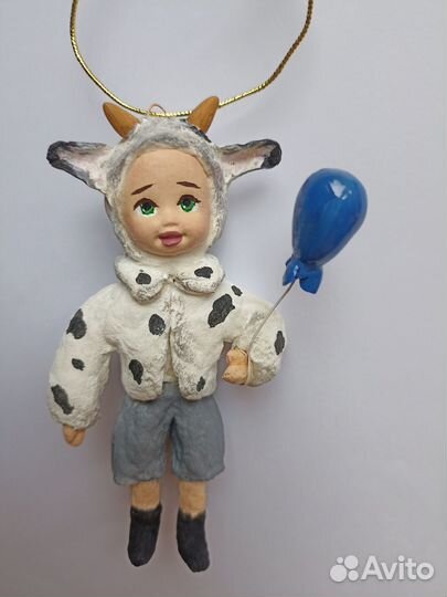 Ватные ёлочные игрушки