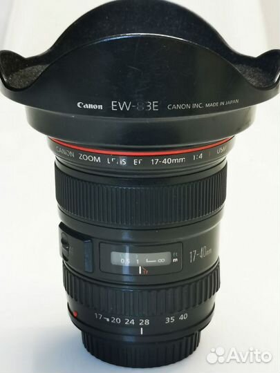 Объектив Сanon EF 17-40 mm f4