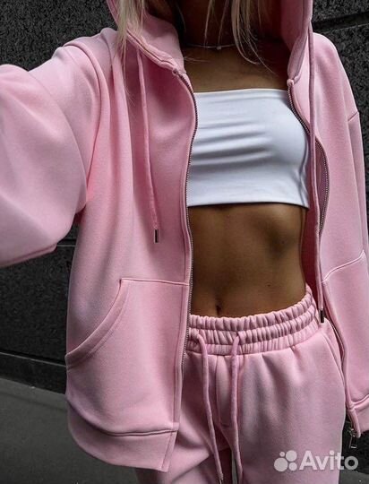 Костюм женский спортивный двойка на молнии